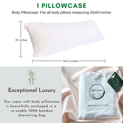 zenlusso luxury body pillowcase