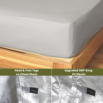 upgraded snug fitted sheets